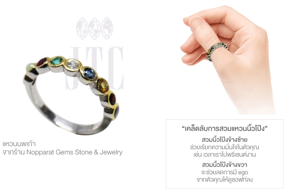 วิธีสวมแหวนนำโชค 6 แบบให้ชีวิตดี (How to wear 6 lucky rings)