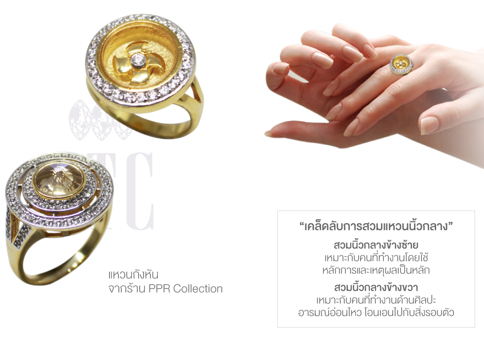 วิธีสวมแหวนนำโชค 6 แบบให้ชีวิตดี (How to wear 6 lucky rings)
