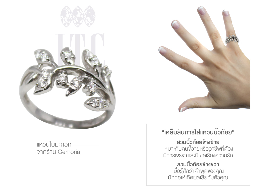 วิธีสวมแหวนนำโชค 6 แบบให้ชีวิตดี (How to wear 6 lucky rings)